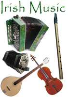 Veel gebruikte instrumenten in de Ierse Muziek